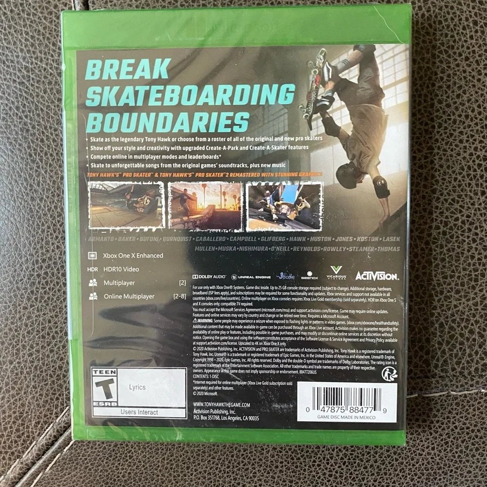 Tony Hawk Pro Skater 1 + 2 - Microsoft Xbox One